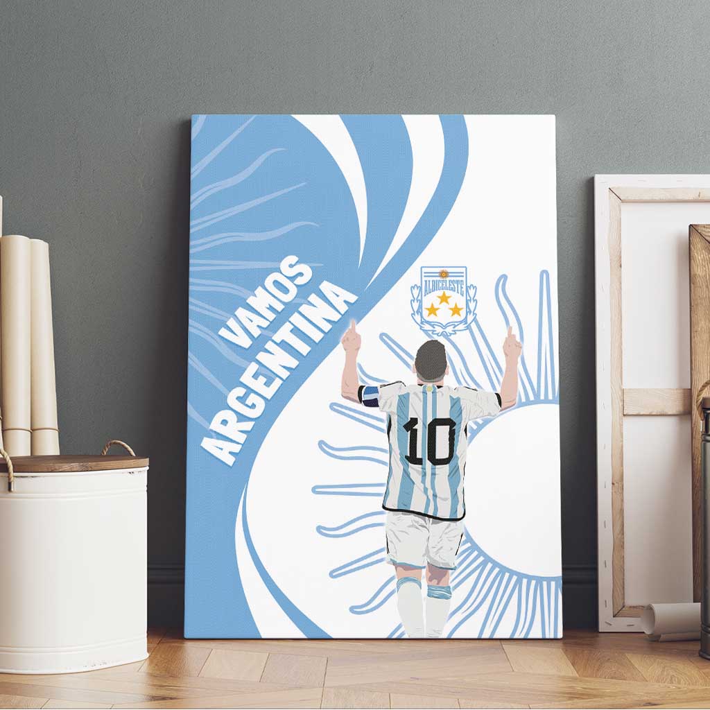 Argentina La Albiceleste Canvas Wall Art Vamos Argentina LT7 - Wonder Print Shop