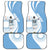 Argentina La Albiceleste Car Mats Vamos Argentina LT7 - Wonder Print Shop