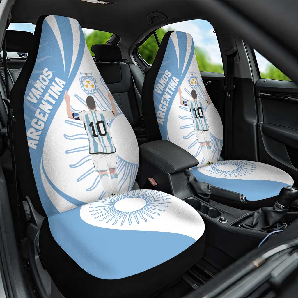Argentina La Albiceleste Car Seat Cover Vamos Argentina LT7 - Wonder Print Shop