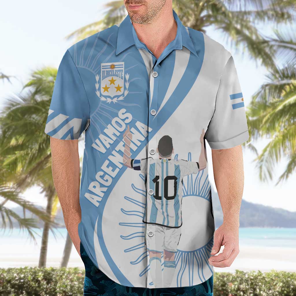 Argentina La Albiceleste Custom Hawaiian Shirt Vamos Argentina - Wonder Print Shop