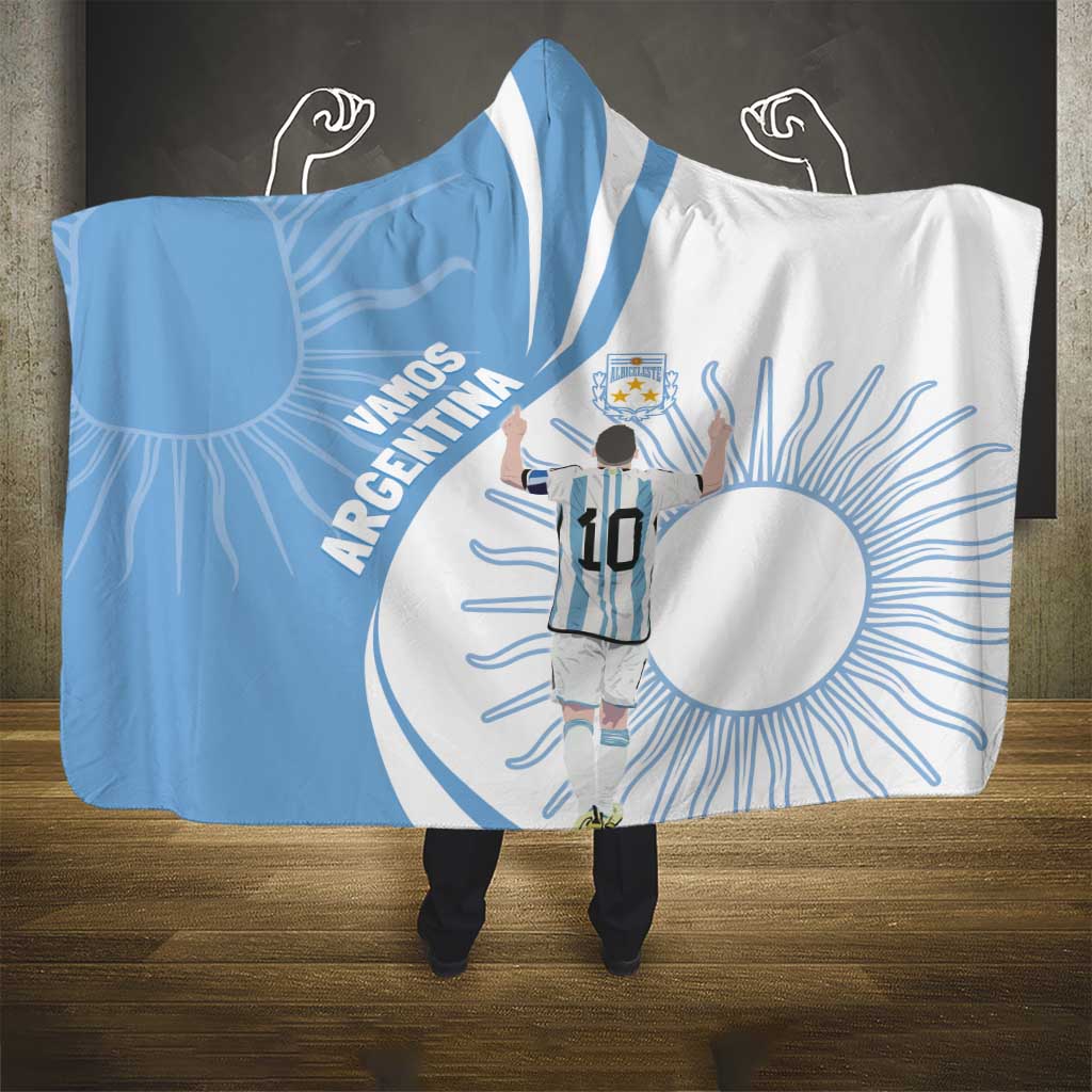 Argentina La Albiceleste Hooded Blanket Vamos Argentina