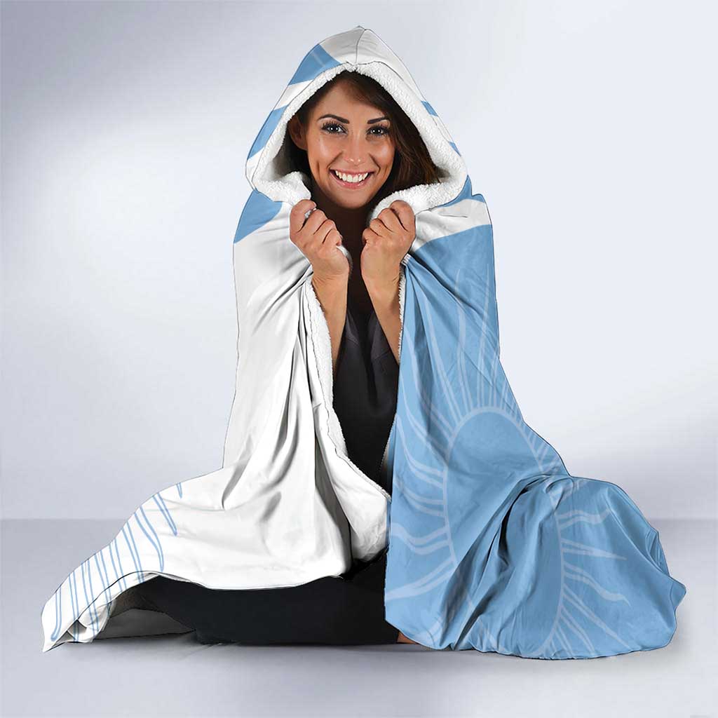 Argentina La Albiceleste Hooded Blanket Vamos Argentina