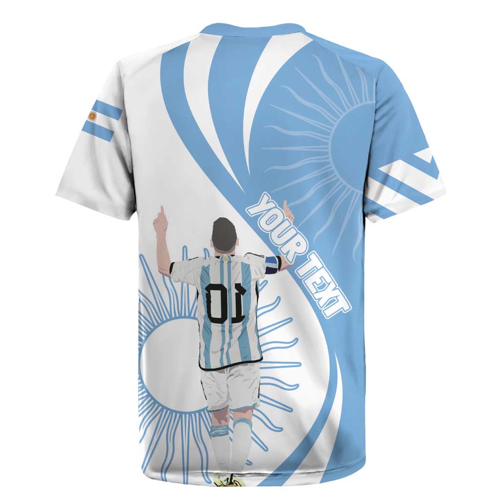 Argentina La Albiceleste Custom Rugby Jersey Vamos Argentina - Wonder Print Shop