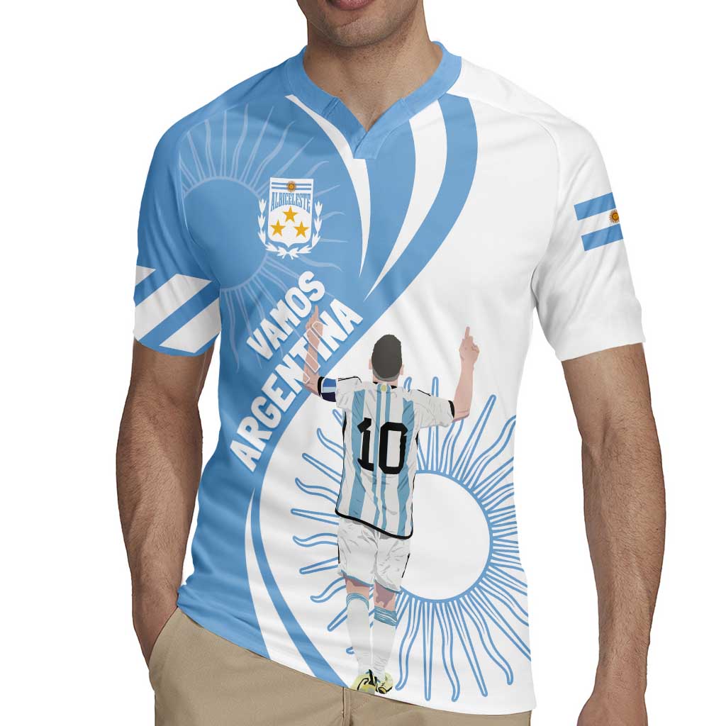 Argentina La Albiceleste Custom Rugby Jersey Vamos Argentina - Wonder Print Shop