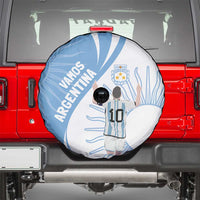 Argentina La Albiceleste Spare Tire Cover Vamos Argentina - Wonder Print Shop