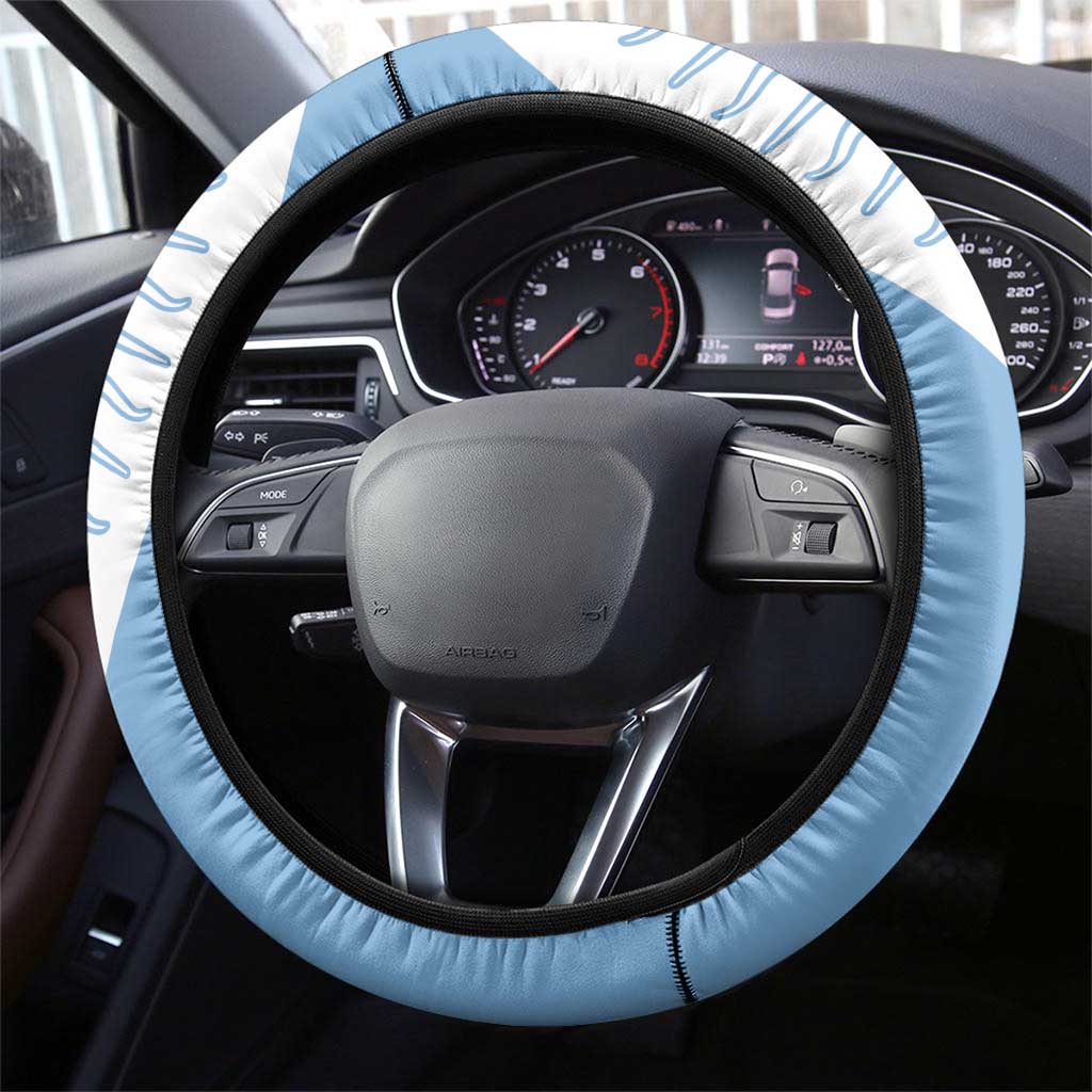 Argentina La Albiceleste Steering Wheel Cover Vamos Argentina - Wonder Print Shop