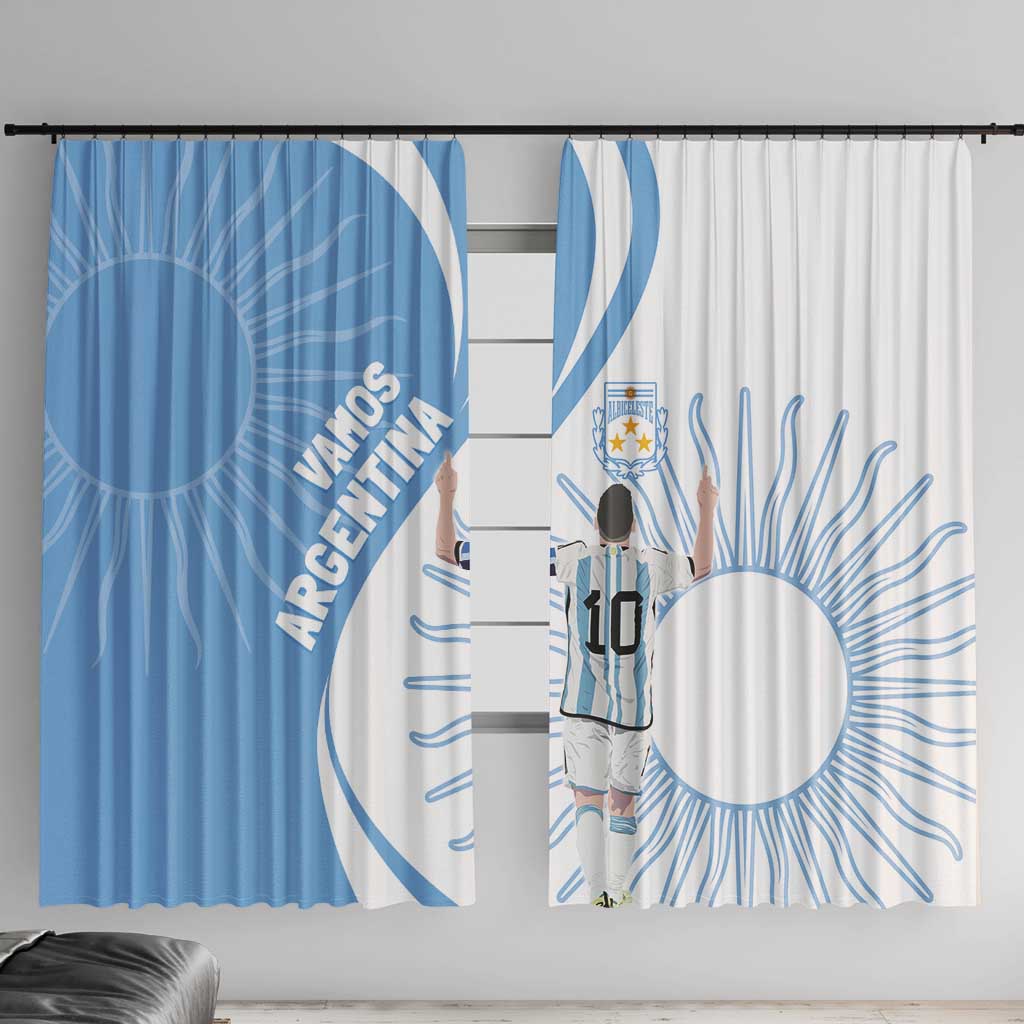 Argentina La Albiceleste Window Curtain Vamos Argentina - Wonder Print Shop