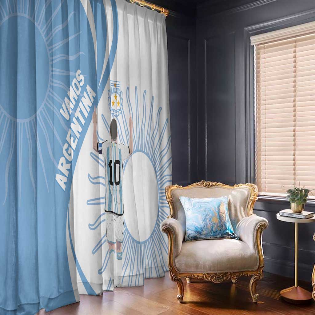 Argentina La Albiceleste Window Curtain Vamos Argentina - Wonder Print Shop