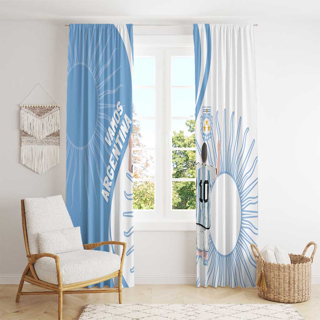Argentina La Albiceleste Window Curtain Vamos Argentina - Wonder Print Shop