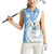 Argentina La Albiceleste Custom Women Sleeveless Polo Shirt Vamos Argentina - Wonder Print Shop