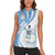 Argentina La Albiceleste Custom Women Sleeveless Polo Shirt Vamos Argentina - Wonder Print Shop