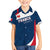 Personalised France Rugby Kid Hawaiian Shirt World Cup Les Blues Curves Style - Wonder Print Shop