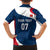 Personalised France Rugby Kid Hawaiian Shirt World Cup Les Blues Curves Style - Wonder Print Shop