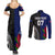 Personalised New Zealand Vs Samoa Rugby Couples Matching Summer Maxi Dress and Long Sleeve Button Shirts Go Champions LT7 - Wonder Print Shop