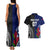 Personalised New Zealand Vs Samoa Rugby Couples Matching Tank Maxi Dress and Hawaiian Shirt Go Champions LT7 - Wonder Print Shop