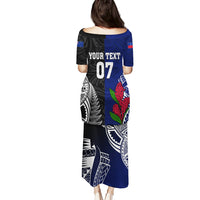 Personalised New Zealand Vs Samoa Rugby Puletasi Go Champions - Wonder Print Shop