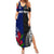 Personalised New Zealand Vs Samoa Rugby Summer Maxi Dress Go Champions - Wonder Print Shop
