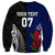 Personalised New Zealand Vs Samoa Rugby Sweatshirt Go Champions - Wonder Print Shop