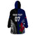 Personalised New Zealand Vs Samoa Rugby Wearable Blanket Hoodie Go Champions - Wonder Print Shop