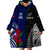 Personalised New Zealand Vs Samoa Rugby Wearable Blanket Hoodie Go Champions - Wonder Print Shop
