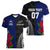 Personalised New Zealand Vs Samoa Rugby Women V Neck T Shirt Go Champions - Wonder Print Shop