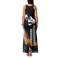 Hawaii Humpback Whale Family Matching Tank Maxi Dress and Hawaiian Shirt Be Strong - Pray For Maui - Wonder Print Shop