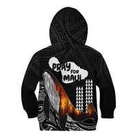 Hawaii Humpback Whale Kid Hoodie Be Strong - Pray For Maui - Wonder Print Shop