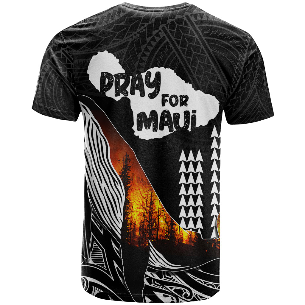 Hawaii Humpback Whale T Shirt Be Strong - Pray For Maui - Wonder Print Shop