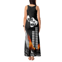 Hawaii Humpback Whale Tank Maxi Dress Be Strong - Pray For Maui - Wonder Print Shop