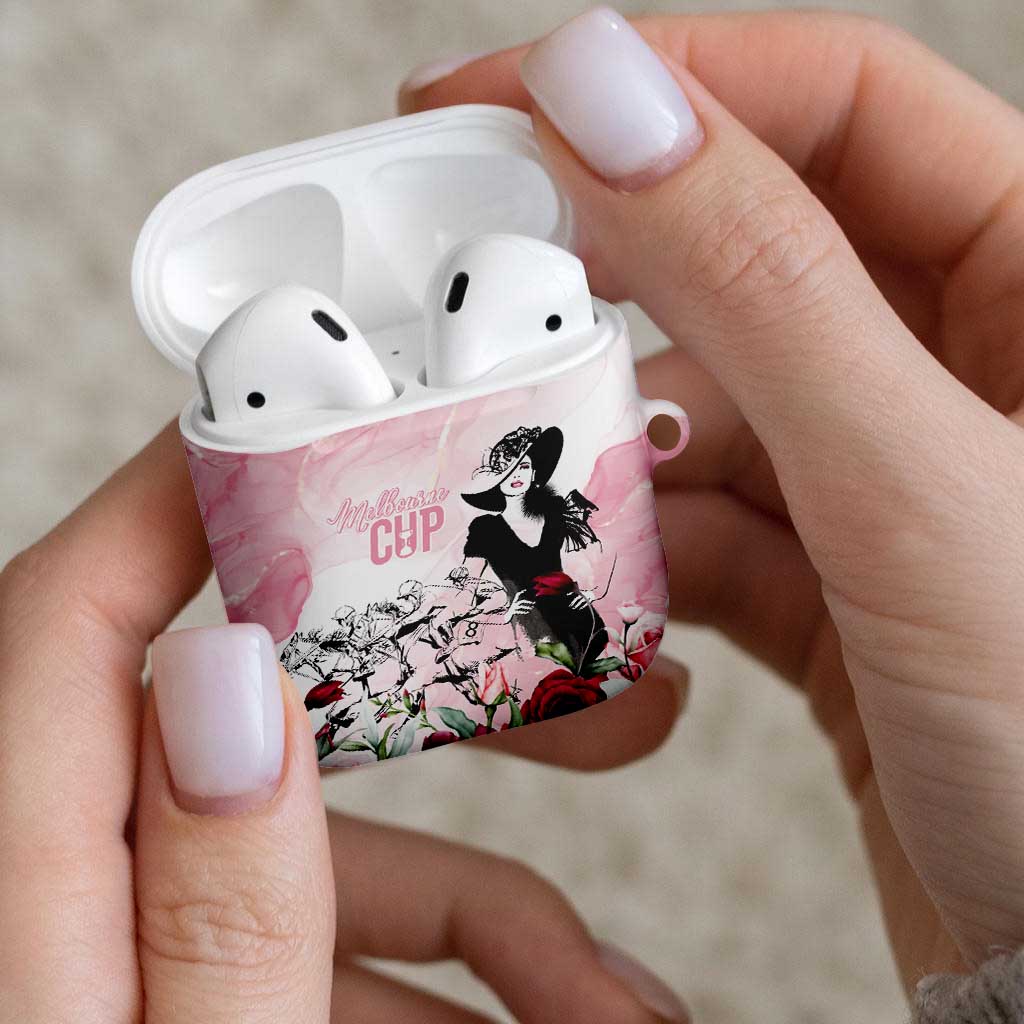 Melbourne Horse Racing Cup Pink Out Derby AirPods Case - Wonder Print Shop