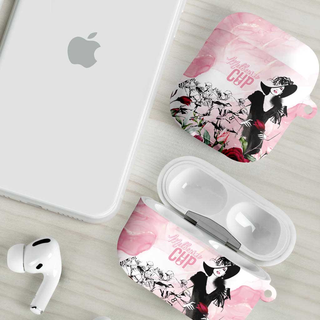 Melbourne Horse Racing Cup Pink Out Derby AirPods Case - Wonder Print Shop