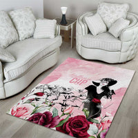 Melbourne Horse Racing Cup Pink Out Derby Area Rug - Wonder Print Shop