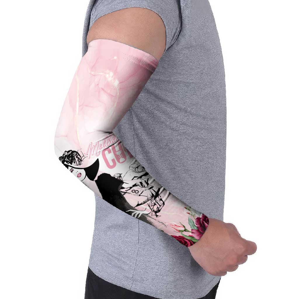 Melbourne Horse Racing Cup Pink Out Derby Arm Sleeves - Wonder Print Shop