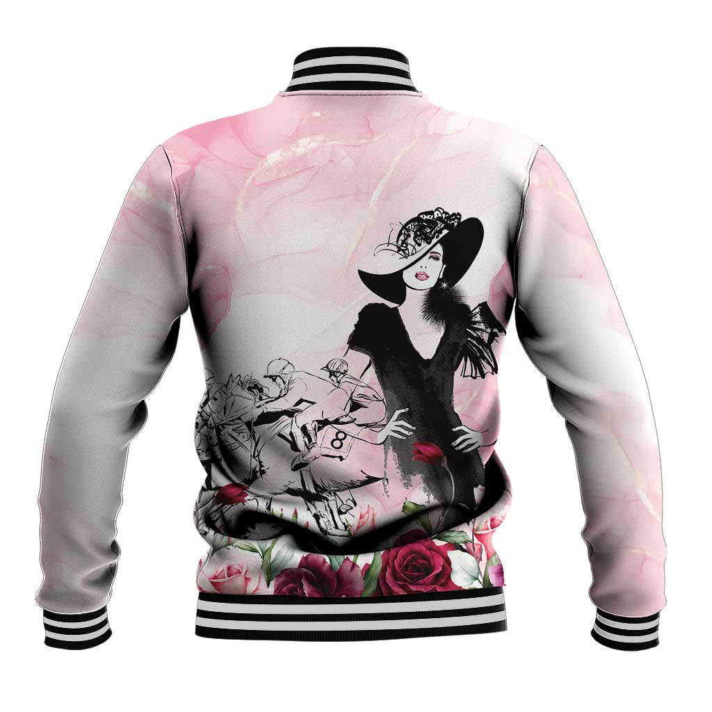 Melbourne Horse Racing Cup Pink Out Derby Baseball Jacket - Wonder Print Shop