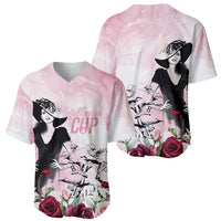 Melbourne Horse Racing Cup Pink Out Derby Baseball Jersey - Wonder Print Shop