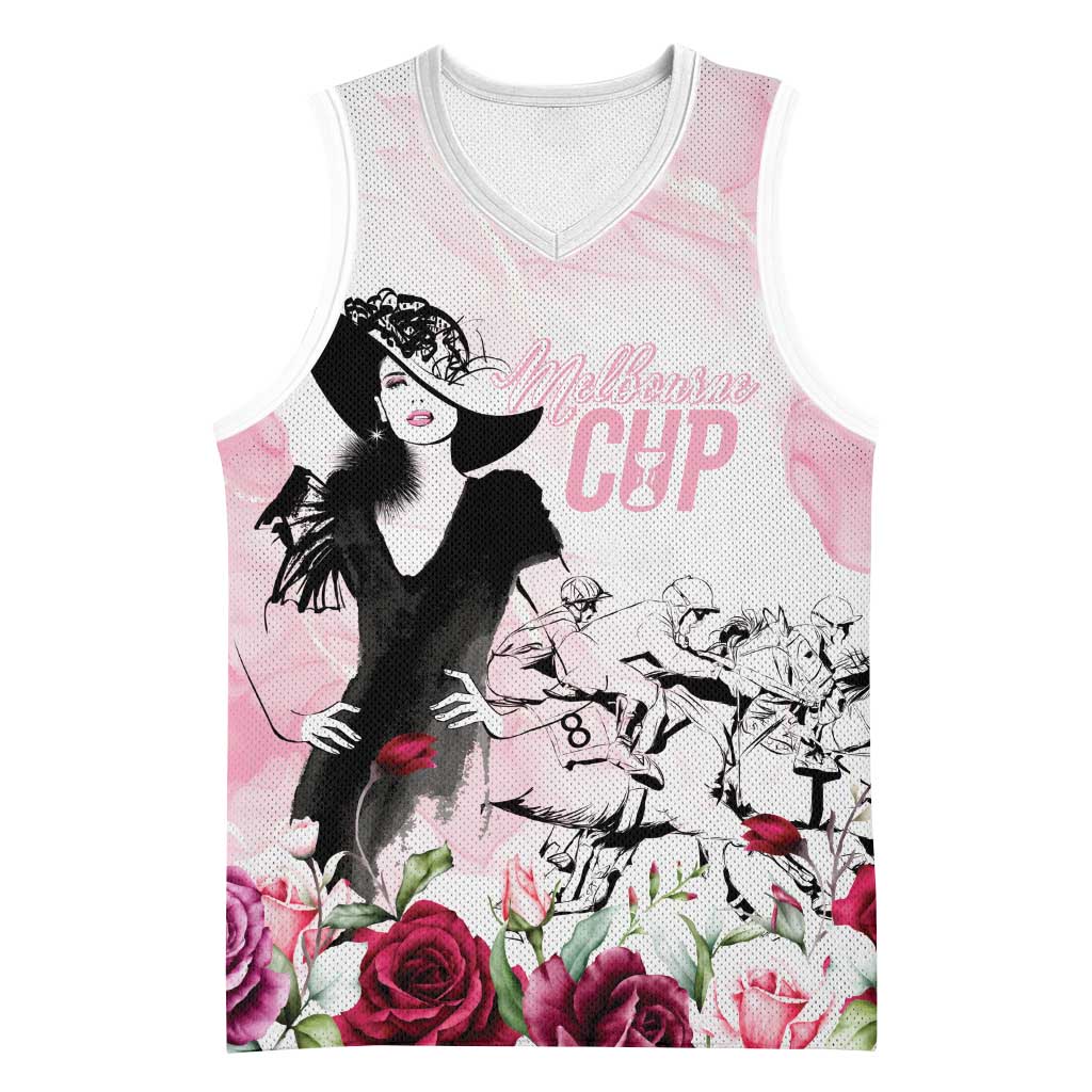 Melbourne Horse Racing Cup Pink Out Derby Basketball Jersey - Wonder Print Shop