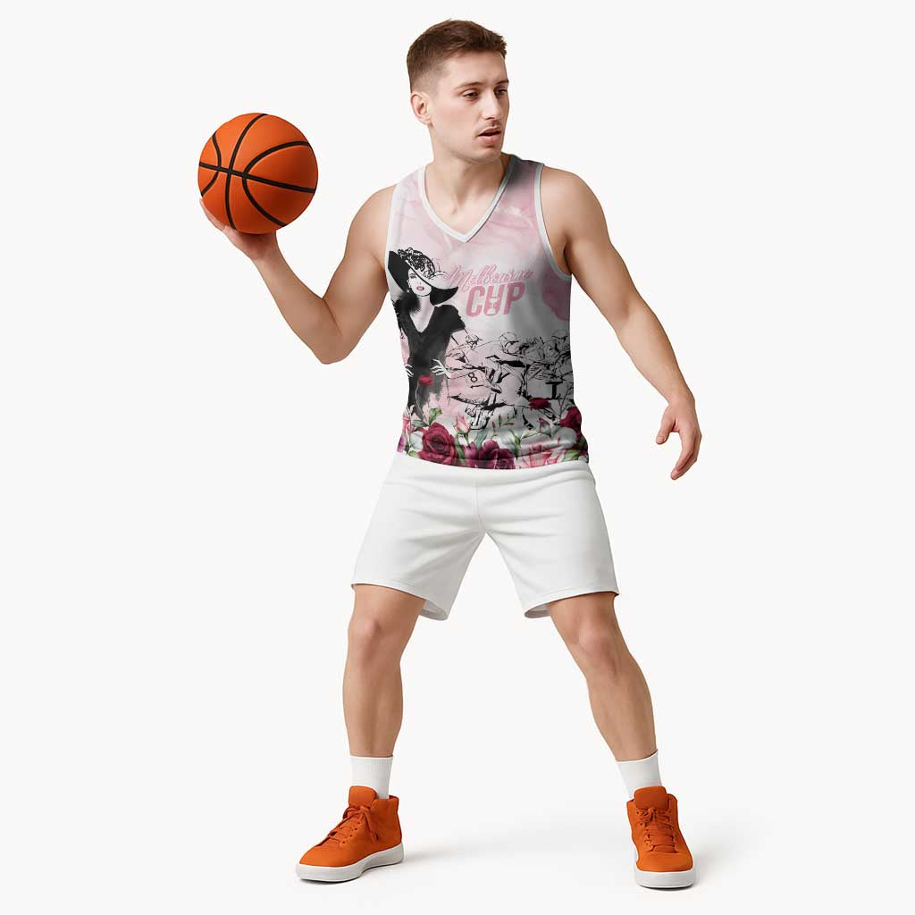 Melbourne Horse Racing Cup Pink Out Derby Basketball Jersey - Wonder Print Shop