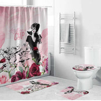 Melbourne Horse Racing Cup Pink Out Derby Bathroom Set - Wonder Print Shop
