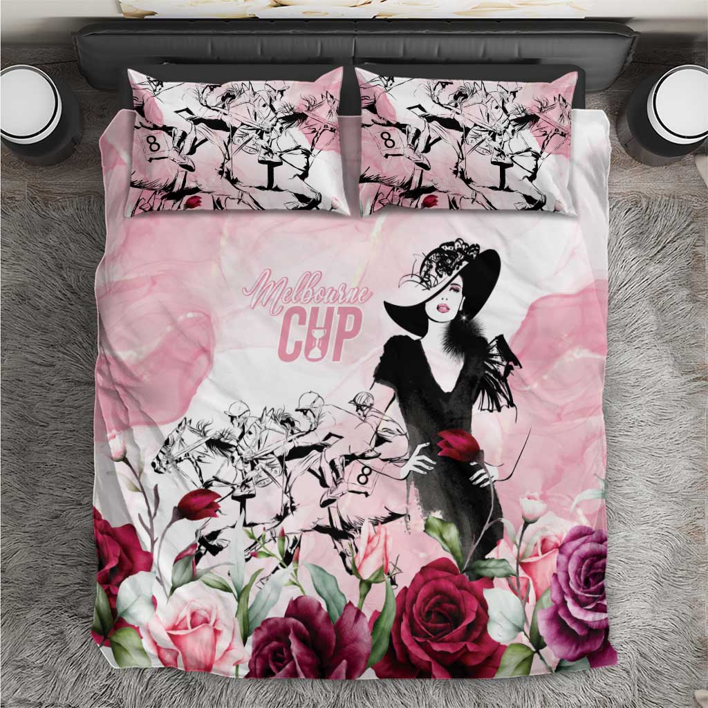 Melbourne Horse Racing Cup Pink Out Derby Bedding Set - Wonder Print Shop