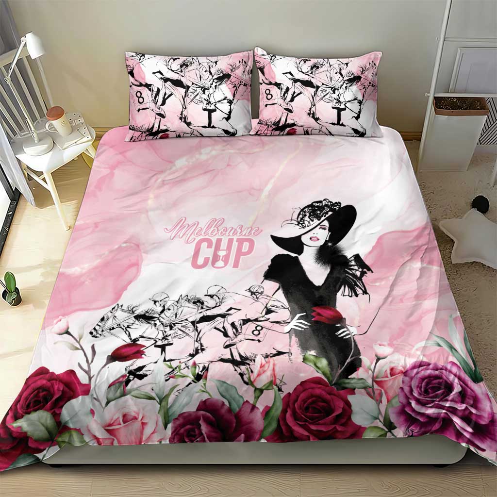 Melbourne Horse Racing Cup Pink Out Derby Bedding Set - Wonder Print Shop