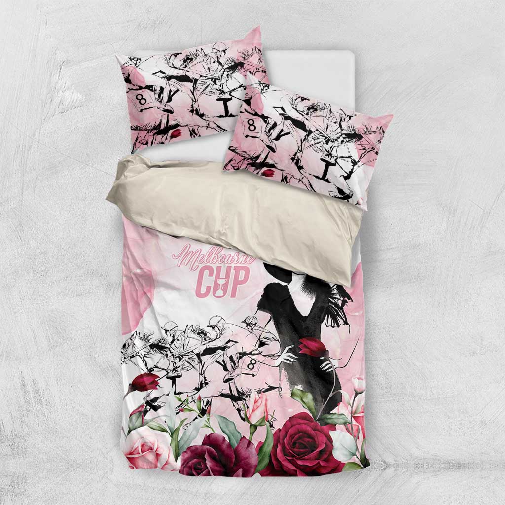 Melbourne Horse Racing Cup Pink Out Derby Bedding Set - Wonder Print Shop