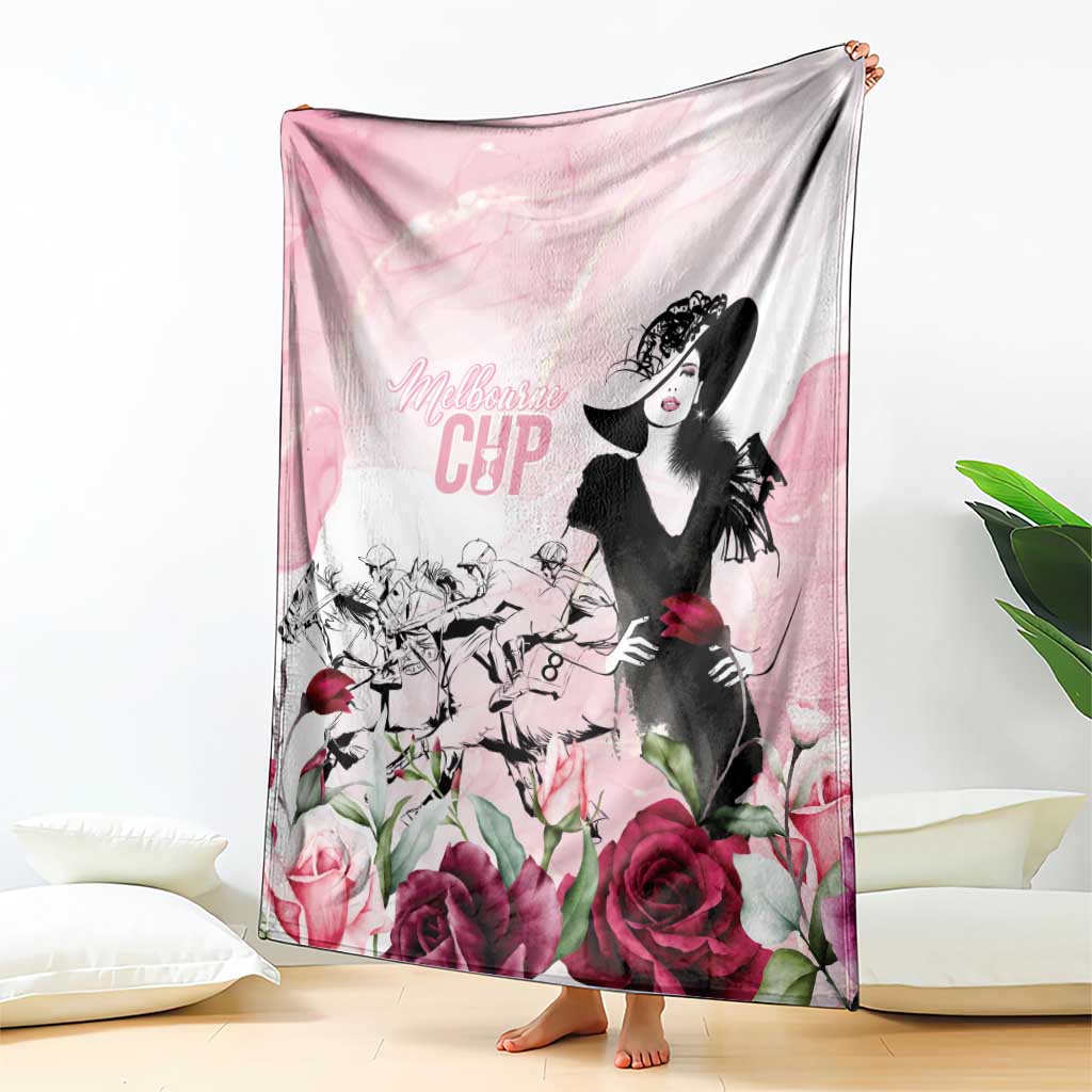 Melbourne Horse Racing Cup Pink Out Derby Blanket - Wonder Print Shop