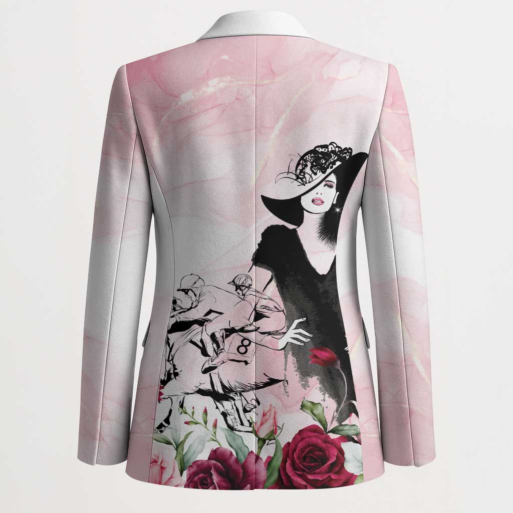 Melbourne Horse Racing Cup Pink Out Derby Blazer - Wonder Print Shop
