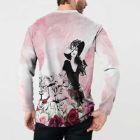 Melbourne Horse Racing Cup Pink Out Derby Button Sweatshirt - Wonder Print Shop