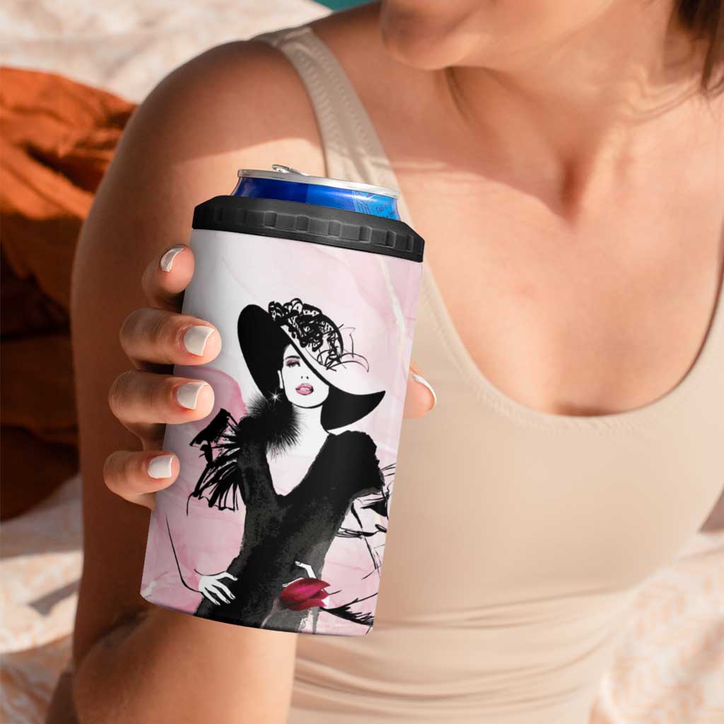 Melbourne Horse Racing Cup Pink Out Derby 4 in 1 Can Cooler Tumbler - Wonder Print Shop