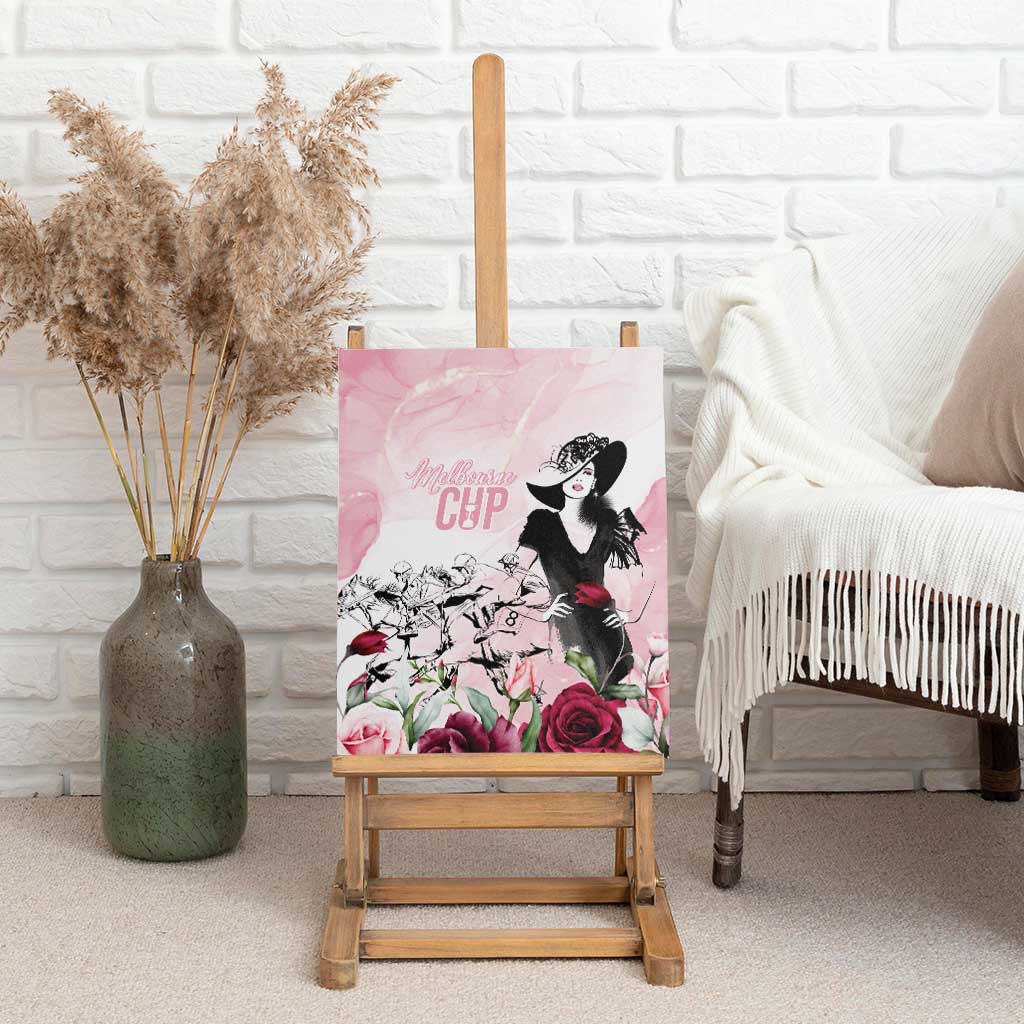 Melbourne Horse Racing Cup Pink Out Derby Canvas Wall Art - Wonder Print Shop