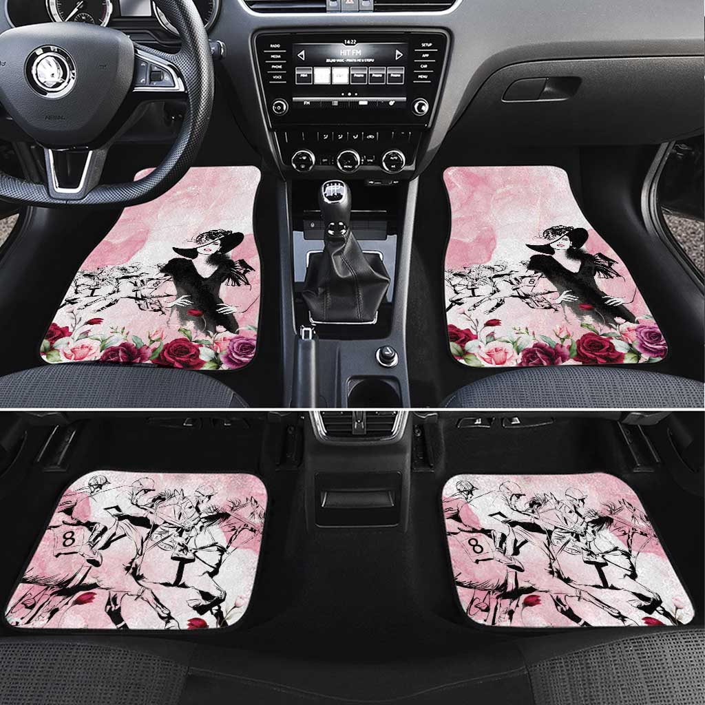 Melbourne Horse Racing Cup Pink Out Derby Car Mats - Wonder Print Shop