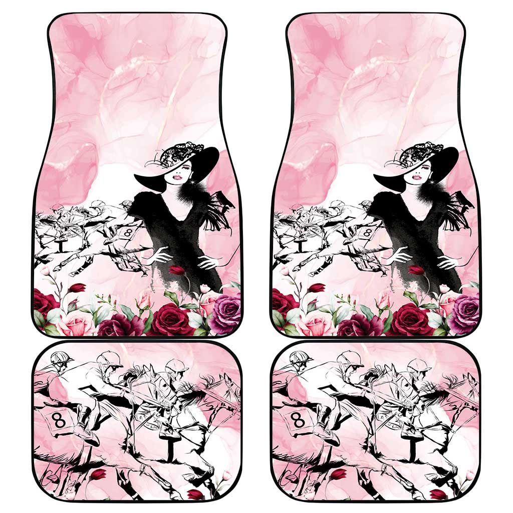 Melbourne Horse Racing Cup Pink Out Derby Car Mats - Wonder Print Shop