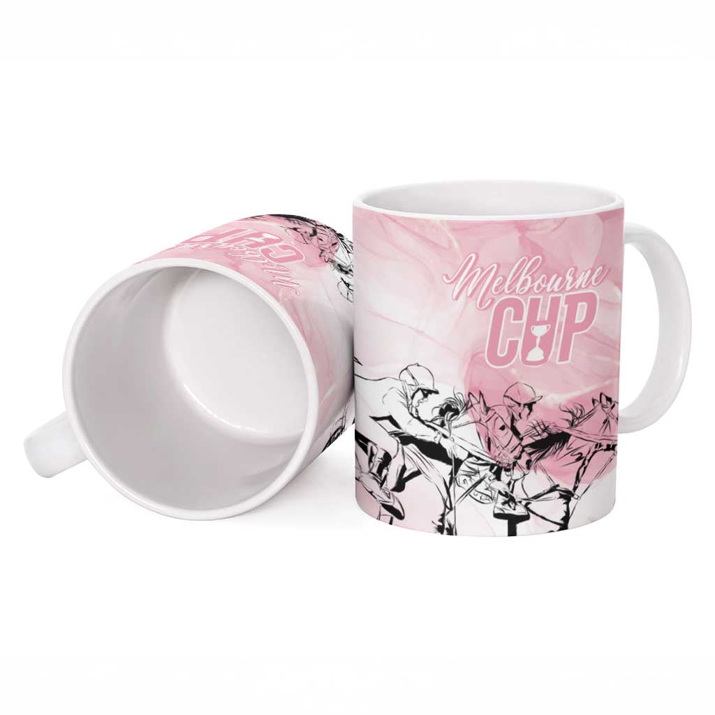 Melbourne Horse Racing Cup Pink Out Derby Ceramic Mug - Wonder Print Shop