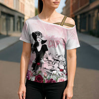 Melbourne Horse Racing Cup Pink Out Derby Cross Shoulder Shirt - Wonder Print Shop